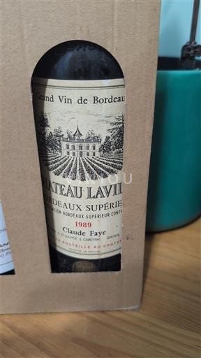 Bordeaux Bordeaux superior Château Laville 1989