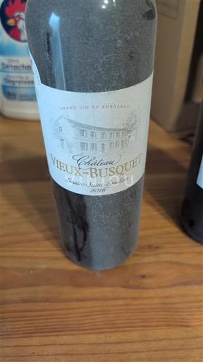 Bordeaux Saint-Émilion Château Vieux Busquet 2016