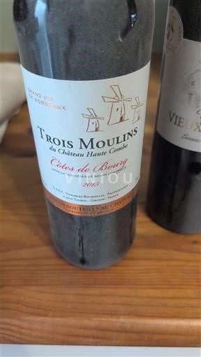 Bordeaux Côtes-de-Bourg Château Haute Combe Trois Moulins 2015