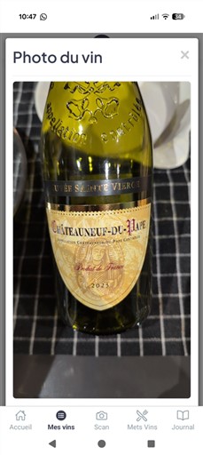 Rona dolina Châteauneuf-du-Pape L'Esprit Sainte Vierge 2021