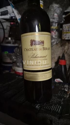 Sud-Vest Pécharmant Château Biran 2006