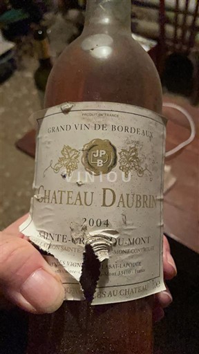Bordeaux Sainte-Croix-Du-Mont Château Daubrin 2004