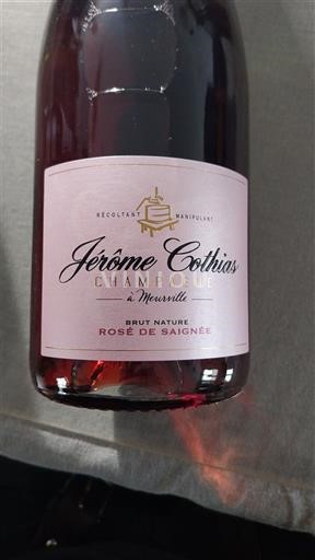 Mousserende wijnen Rosé brut-nature Rosé de Saignée Jérôme Cothias Non millésimé Frankrijk Champagne AOC