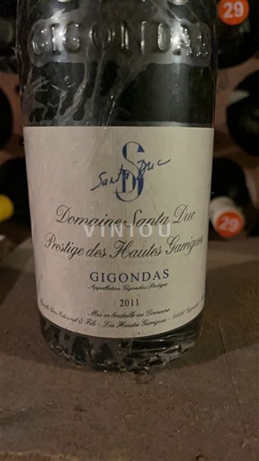 Valea Ronului Gigondas Domaine Santa Duc Prestige des Hautes Garrigues 2011