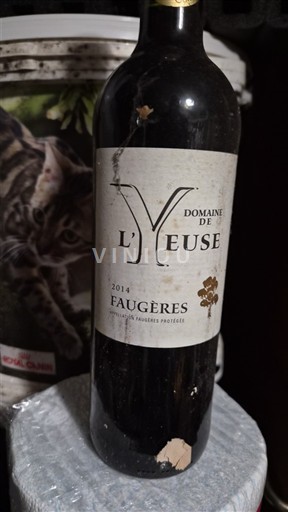 Languedoc Faugères Domaine L'Yeuse 2014