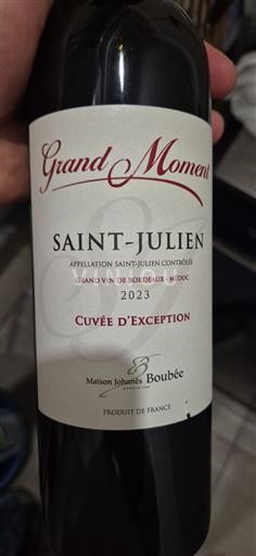 Bordeaux Saint-Julien Maison Johanis Boubée Grand Moment d'Exception 2023