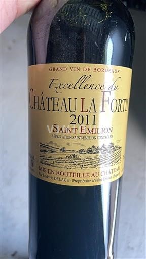 Burdeos Saint-Émilion Château La Fortit Excellence 2011