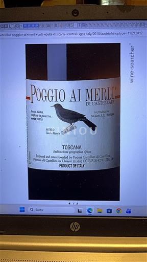 Toscana Castellare di Castellina Poggio ai Merli 2018