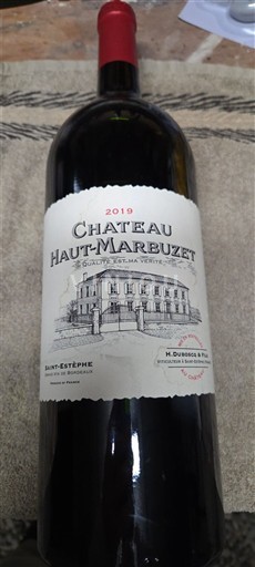 Bordeaux Saint-Estèphe Chateau Haut Marbuzet 2019