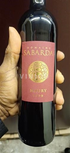 Roussillon Maury Domaine Sabarda 2009
