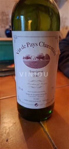 Sud-Vest Nespecificat Regis et Brigitte Moulin 2001