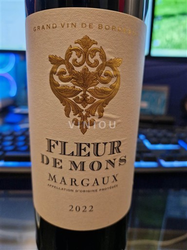 Bordeaux Margaux Château La Fleur de Mons 2022