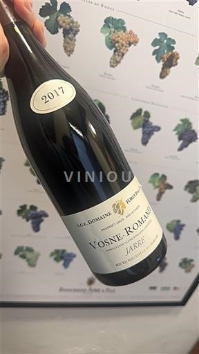 Burgundy Vosne-Romanée Domaine Fornier Père et Fils Jarré 2017