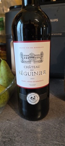 Bordeaux Blaye-Côtes-de-Bordeaux Château Séguinier 2021