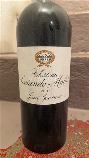 Bordeaux Haut-Médoc Sociando-Mallet 2007