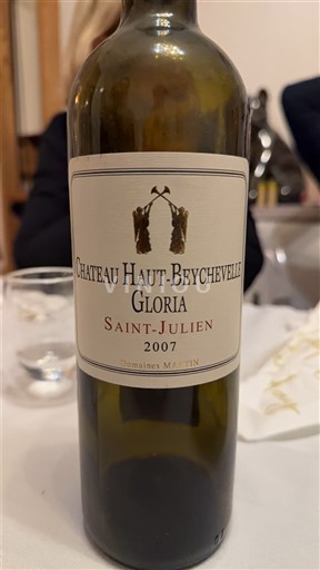 Bordeaux Saint-Julien Château Haut-Beychevelle Gloria 2007