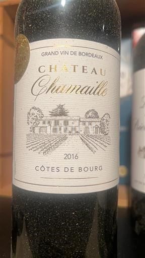 Bordeaux Côtes-de-Bourg Château Chamaille 2016