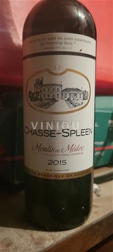 Bordeaux Moulis-en-Médoc Chasse-Spleen 2015
