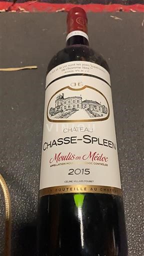 Bordeaux Moulis-en-Médoc Chasse-Spleen 2015
