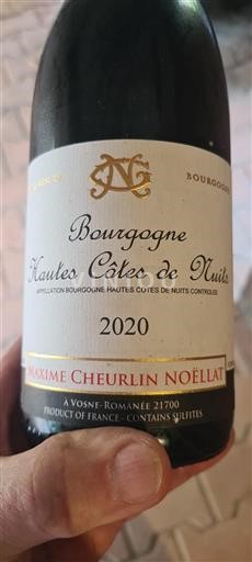 Burgundia Hautes Côtes de Nuits Maxime Cheurlin Noellat 2020