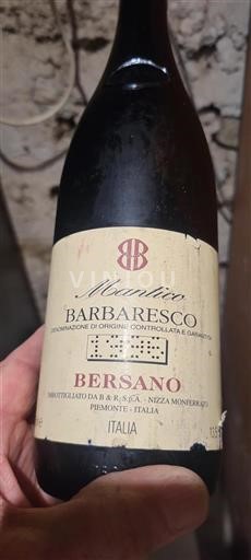 Piemonte Barbaresco Bersano Mantico 1996