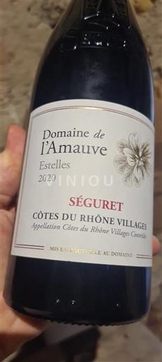 Valea Ronului Côtes-du-rhône-villages Domaine L'Amauve Estelles 2020