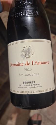 Valle del Ródano No especificado Domaine L'Amauve Les Merrelies 2020