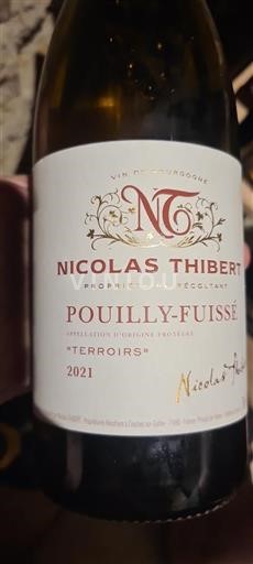 Bourgondië Pouilly-fuissé Domaine Nicolas Thibert Terroirs 2021