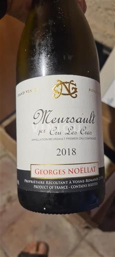 Burgundia Meursault Premier Cru Domaine Georges Noëllat Les Cras 2018