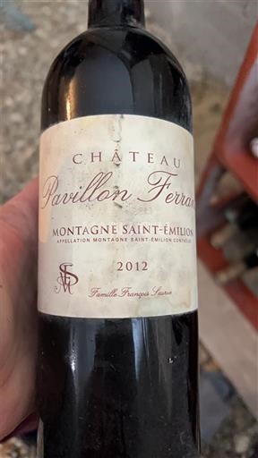 Bordeaux Montagne-Saint-Émilion Château Pavillon Ferrand 2012