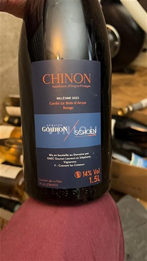Valea Loarei Chinon Gouron / Schoen Le bois d'Arçoup 2023