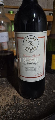Bordeaux Barons de Rothschild Réserve Spéciale 2001