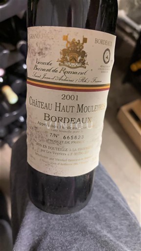 Бордо Château Haut Mouleyre 2001