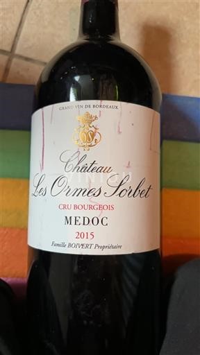 Bordeaux Médoc Château Les Ormes Sorbet 2015