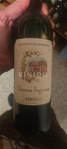 Bordeaux Blaye-Côtes-de-Bordeaux Château Segonzac Héritage 2012