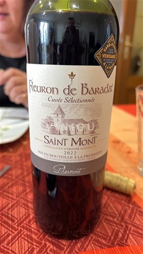 Sud-Vest Saint-Mont Fleuron de Baradat Sélectionnée 2022