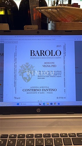 Piemonte Barolo Conterno Fantino Mosconi Vigna Ped 2017