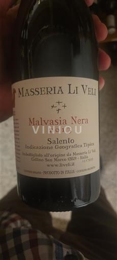 Puglia Salento Masseria Li Veli Malvasia Nera 2013
