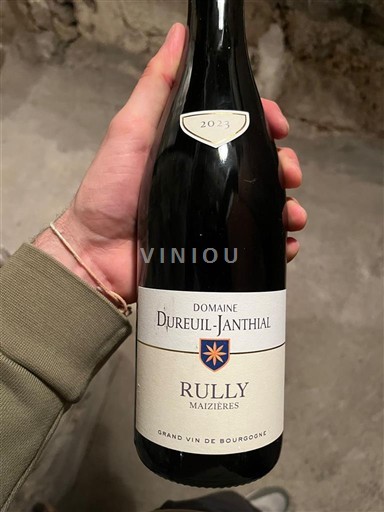 Burgundi Rully Domaine Dureuil-Janthial Maizières 2023
