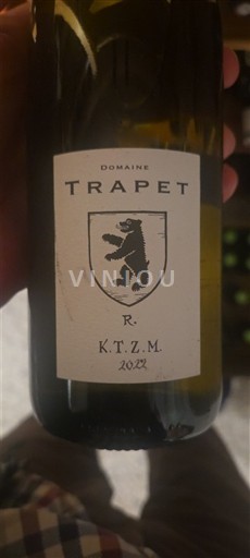 Alsacia Domaine Trapet K.T.Z.M. 2022