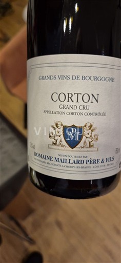 Burgundia Corton Grand Cru Domaine Maillard Père & Fils 2022