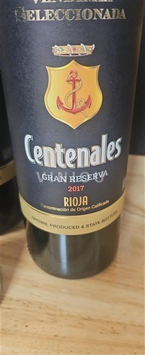 La Rioja Rioja Centenales Gran Reserva 2017