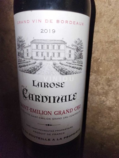Burdeos Saint-Émilion Gran Cru Grand Cru Larose Cardinale 2019