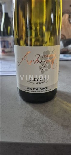 Alsacia Vignoble Arbogast Kley 'Terres d'Argiles' 2023