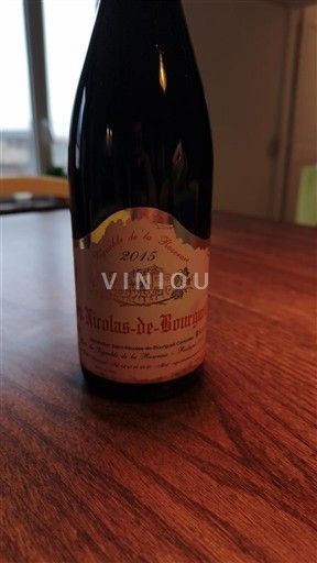 Valea Loarei Saint-Nicolas-De-Bourgueil Vignoble de la Roseraie 2015 2015