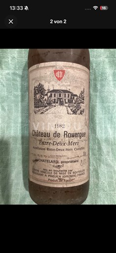 Bordeaux Entre-deux-mers Château Rouergue 1982