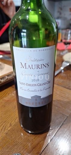 Bordeaux Saint-Émilion Grand Cru Château Maurins Jeanne 2014