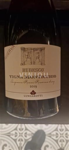 Umbria Torgiano Rosso Riserva Lungarotti Rubesco Vigna Monticchio 2019