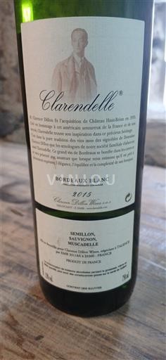 Bordeaux Bordeaux alb Clarendelle 2015