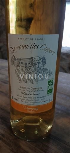 Sud-Vest Côtes de Gascogne Domaine Capots Soleil d'automne Nemilésimat